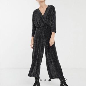 Glittery Black Jumpsuit